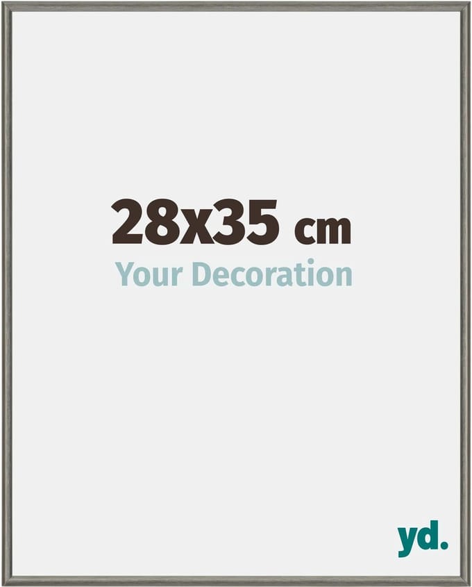 Your Decoration - Fotolijst 28x35 cm - Aluminium - Mercury Structuur - New York