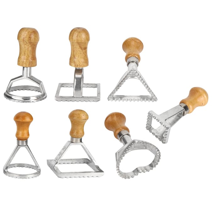 7 STUKS/Set Dumpling Vormen DIY Koekjes Taarten Gebak Pasta Stempel Pers Snijder Maker Keuken Hulpstuk gray