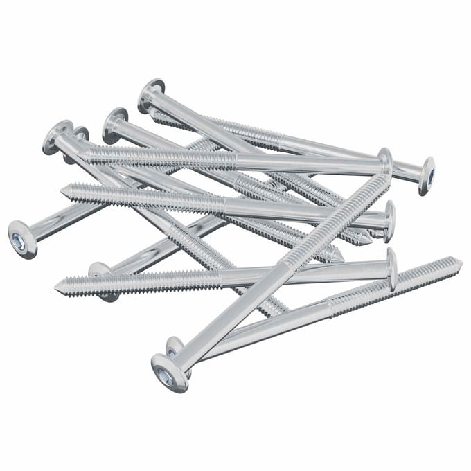 vidaXL Schroef 1200 pcs Zilver M6 x 85 mm Staal