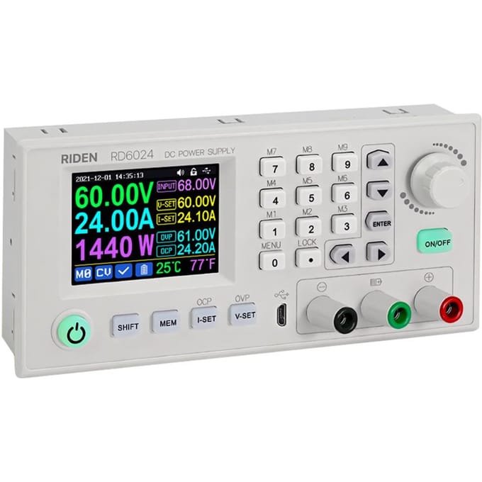 RD6024-W 24A 12V 36V 48V 60V Instelbare Step-Down Digitale Constante Spanning Stroom Voedingen RD6024