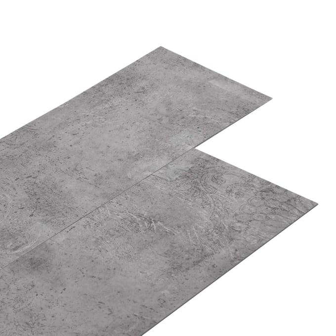 vidaXL - Vloerplanken - Cement - Bruin - 5,26 - m² - 18 - st - PVC