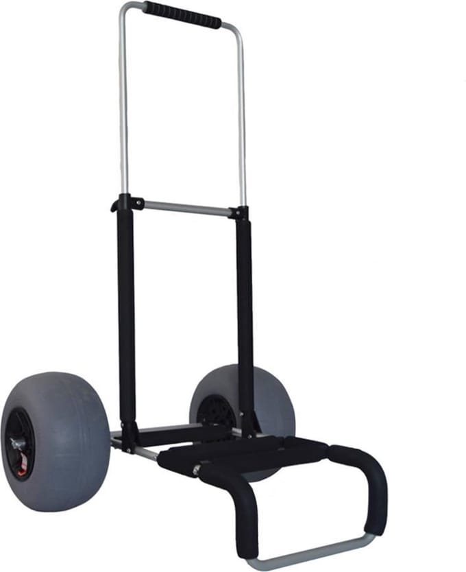 Alu SUP dolly - ballonwiel ideaal voor zand