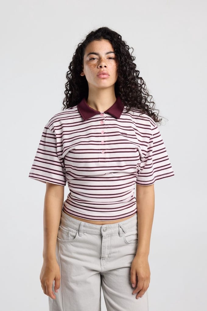 America Today Enisa Candy Pink Maat: S | Poloshirts Outlet | Dames | Roze