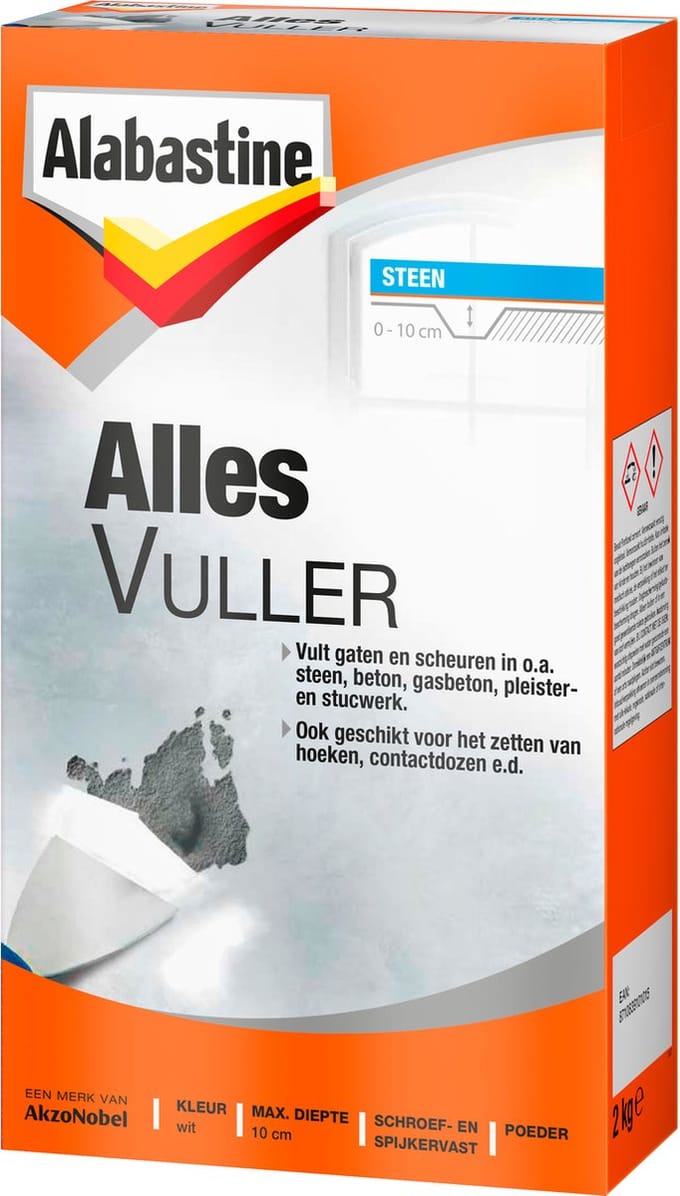 Alabastine Allesvuller Poeder - Wit - 2 kg