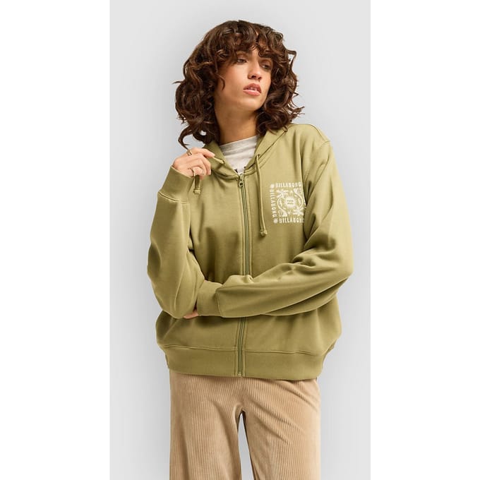Billabong Always Looking Sweatshirt Met Rits Groen S Vrouw
