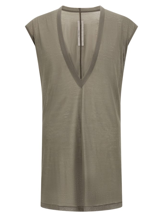 Rick Owens Grijze Katoenen T-shirt