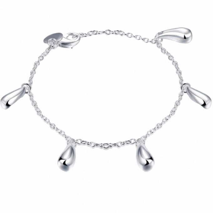 Armband -Jacky- zilver- 20 cm - Charme Bijoux