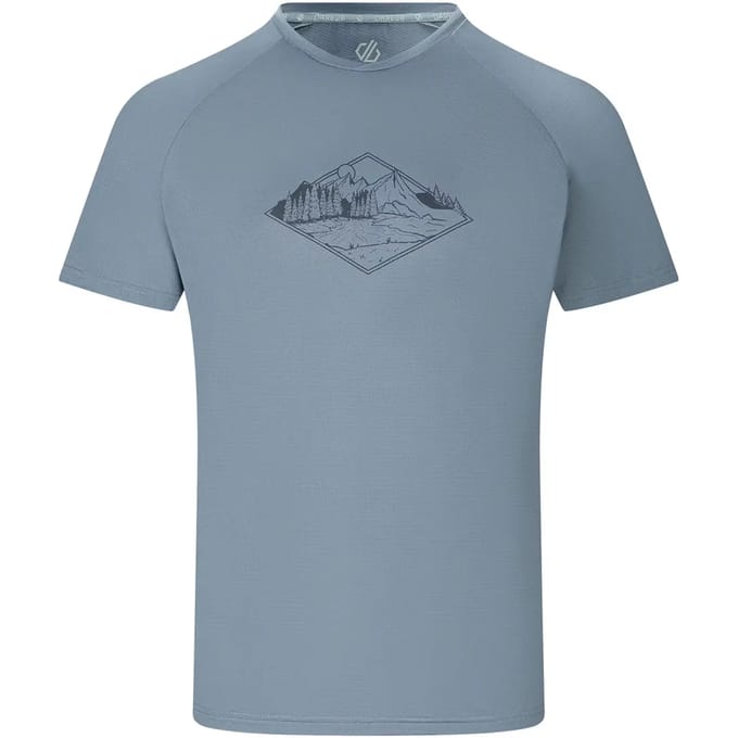 Dare2B Heren Tech II T-shirt met korte mouwen en grafische print