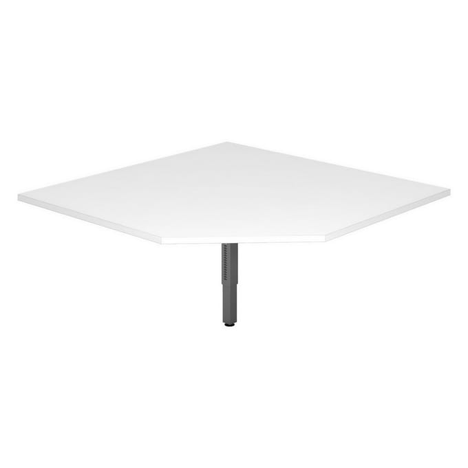 RT12 G - trapeziumvormige plaat 120 x 120 Wit