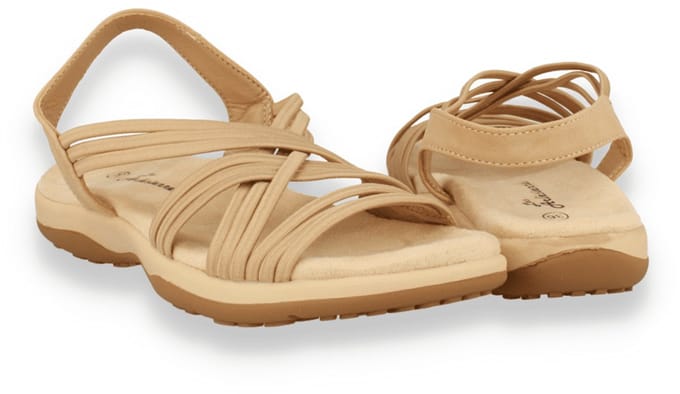 Mode-mania Dames Sandaal | Beige | Maat: 40