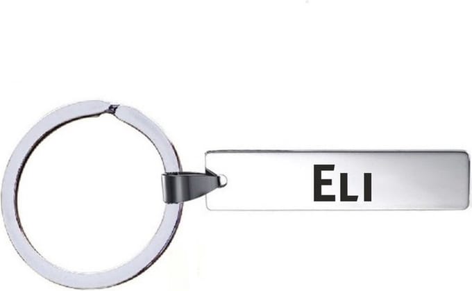 Sleutelhanger Met Naam - Eli - RVS