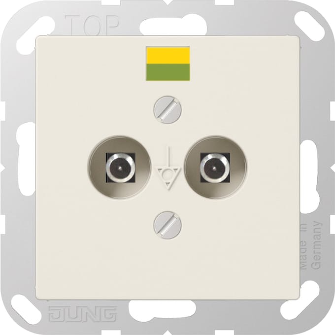 Jung AS500 Potentiaalvereffeningsstopcontact - A565-2N - E32S5