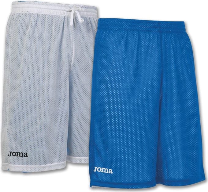 Joma Rookie Reversible Short Kinderen - Royal / Wit | Maat: 128-140