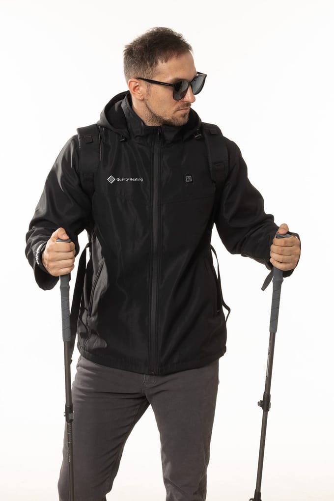Quality Heating Verwarmde Jas - Heating Jacket - Thermo Jas - Elektrische Kleding - Jas Met Verwarming – Infrarood – Maat L