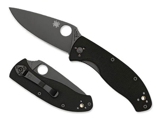 Spyderco zakmes Tenacious PE BK  glad lemmet - RVS