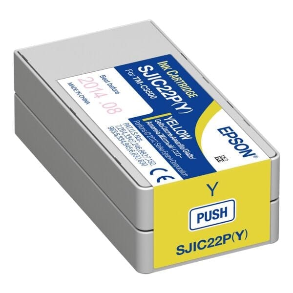 Epson SJIC22P(Y) - Yellow ink - Inktpatroon Geel
