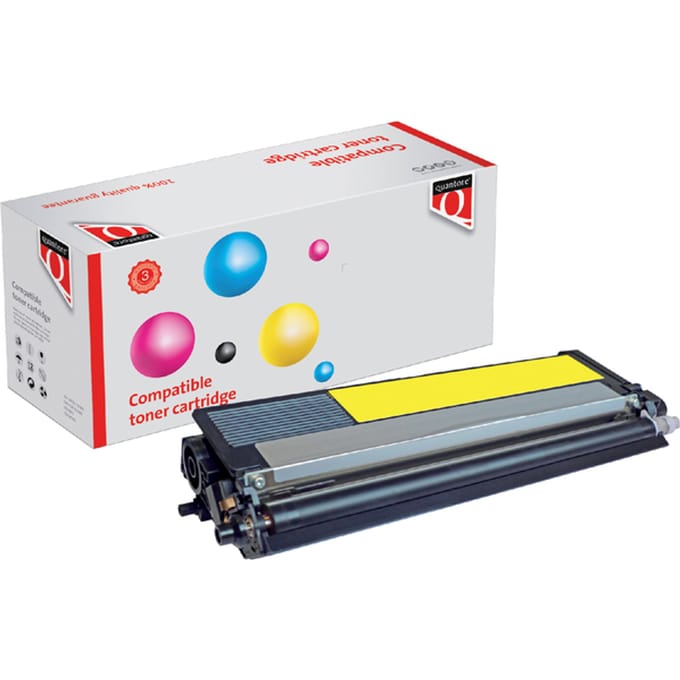 Toner Quantore alternatief tbv Brother TN-321Y geel