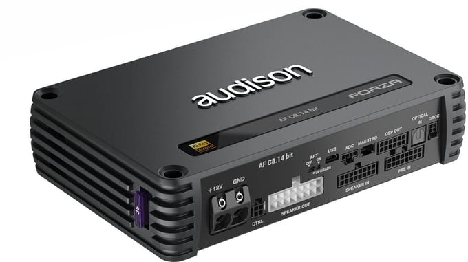 Audison AF C8.14 bit, 8-kanaals versterker met 14 kanalen, DSP - 800 W