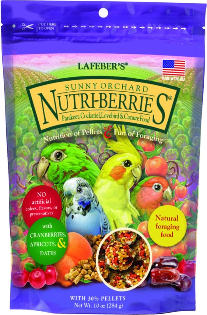 Lafeber Sunny Orchard Nutri-Berries Cockatiel - Vogelvoer - 284 g