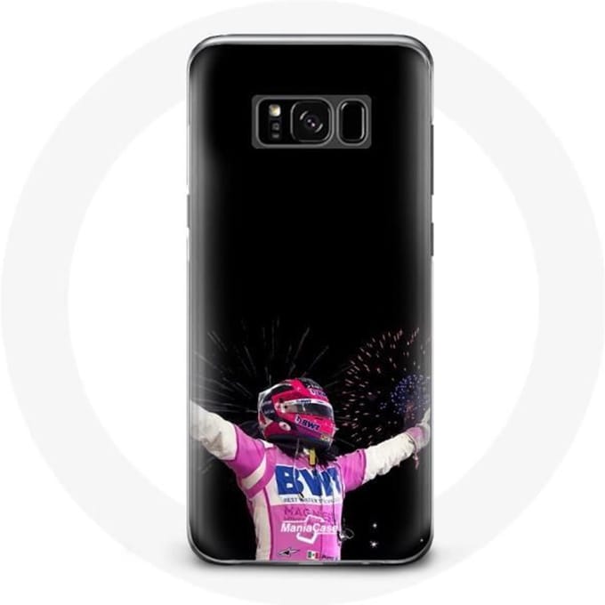 Coque pour Samsung Galaxy S8 Plus Formule 1 Sergio Pérez Mendoza gagné la course