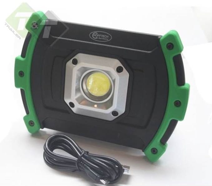 b'Hofftech Accu Li-ion / Oplaadbare Led Bouwlamp 20 Watt Daglicht'