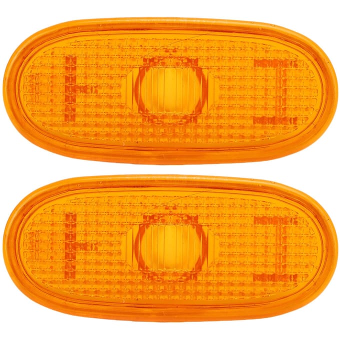 2 stuks amberkleurige zijmarkeringslichtlens A0038202956 zijrichtingaanwijzer afdekking vervanging voor Sprinter W906 2006 2018 orange