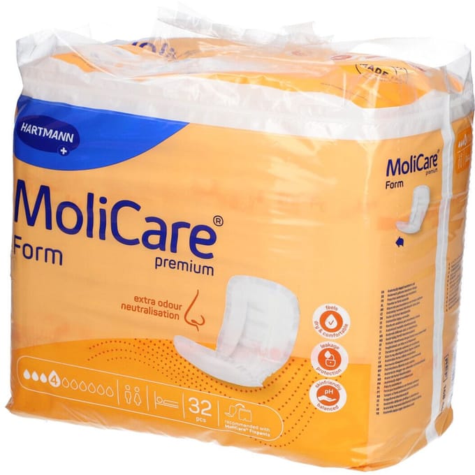 Hartmann Molicare Premium Form 4 druppels - 1 pak van 32 stuks