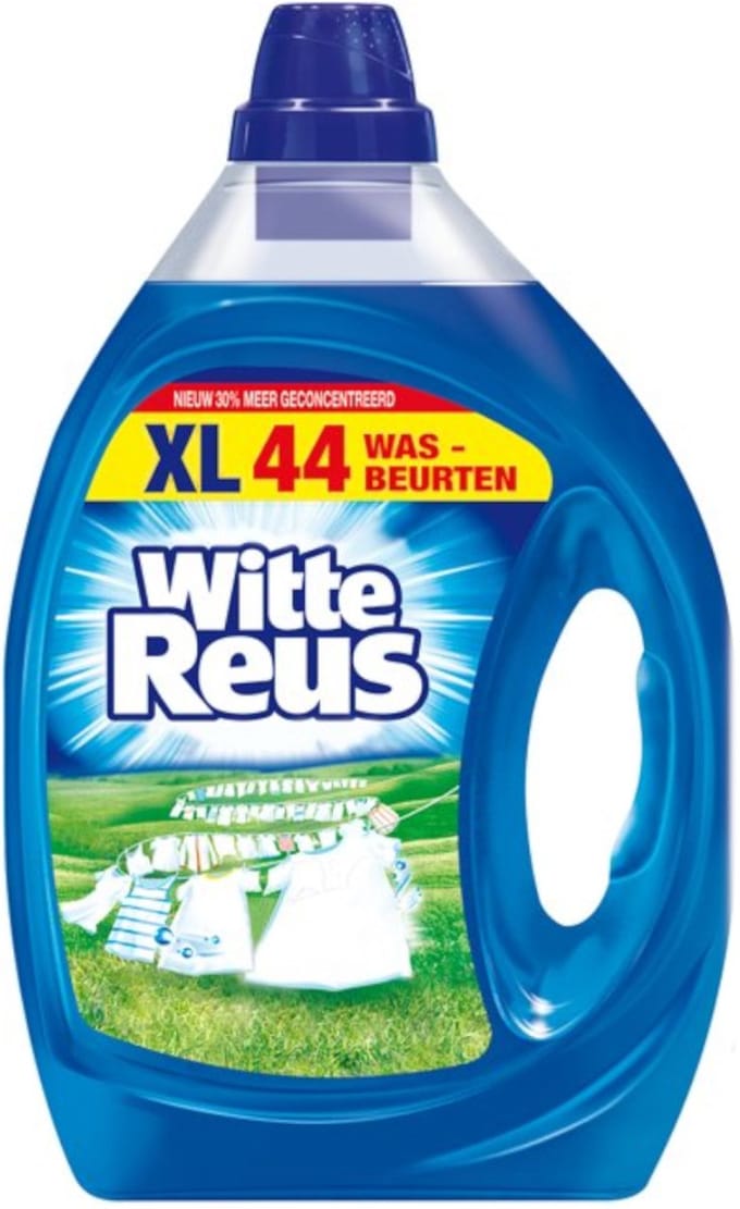 Witte Reus Gel - 44 wasbeurten - Vloeibaar - Wasmiddel