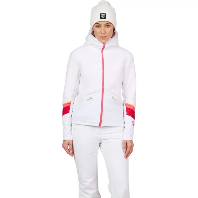 Vrouwelijke fleece skijas met volledige rits Rossignol Wispile