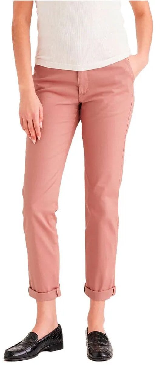 Dockers Weekend Slim Ankle Chino Broek Roze 28 / Long Vrouw