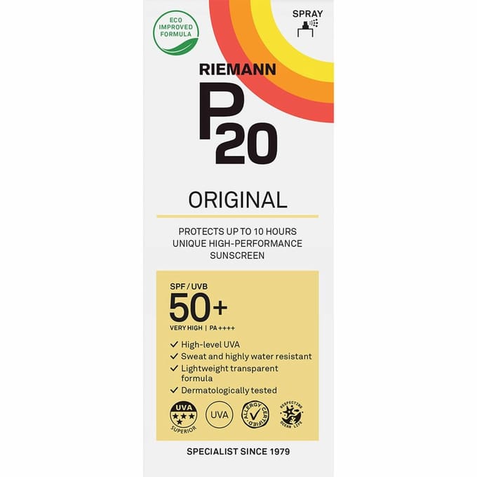 P20 - Original SPF 50+ Spray - 2 x 175 ml - Voordeelverpakking