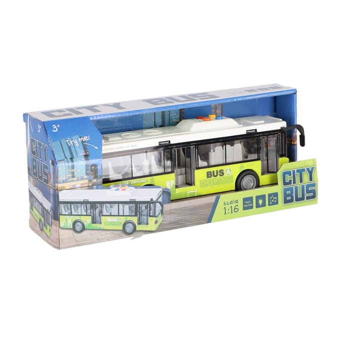Rapid Wheels Stadsbus 1:16 met licht en geluid