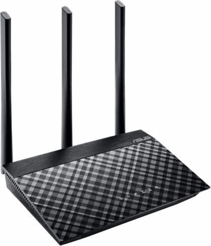 ASUS RT-AC750 - Draadloze router - Dual-band - Fast Ethernet - Zwart