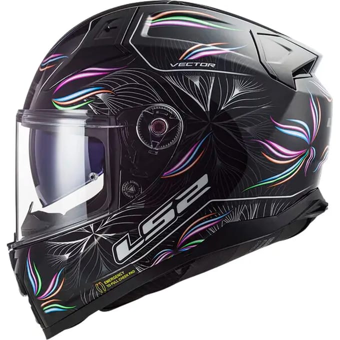 Volle motorhelm LS2 FF811 Vector II Tropical