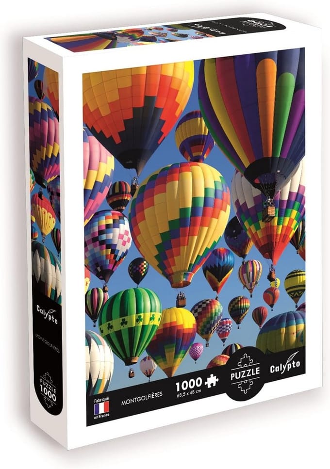 1000 Stukjes Puzzel Landschap met Heteluchtballonnen