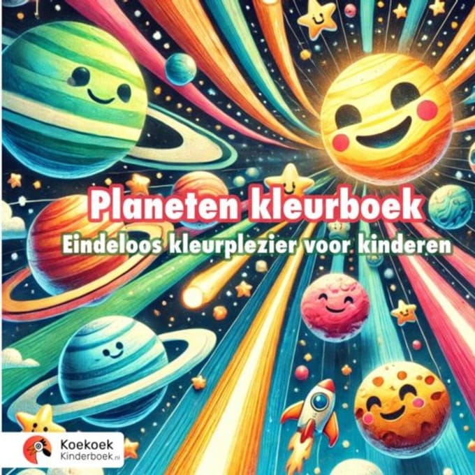 Planeten Kleurboek Voor Kinderen - Koekoek Kinderboek
