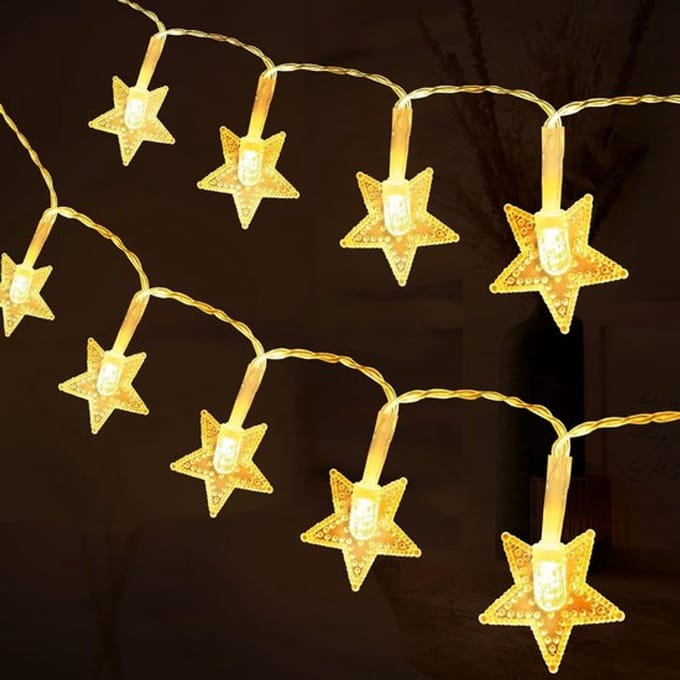 Allecto - Lichtsnoer - Kerstverlichting - 40 Led - Warm wit