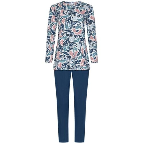 Pastunette Duurzame katoenen pyjama floraprint Blauw vrouw 44