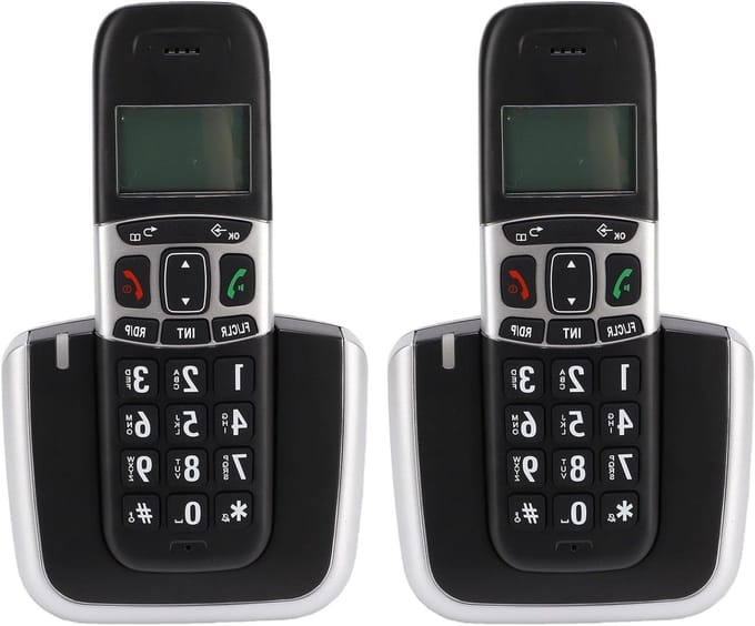 Draadloze Telefoon - Thuistelefoon DECT - Thuiscommunicatie - Full-duplex Luidspreker - 300 meter bereik - Wit