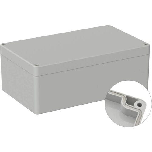 TRU COMPONENTS TC-9065480 Outdoorbehuizing 200 x 120 x 75 Polycarbonaat Grijs-wit (RAL 7035) 1 stuk(s)