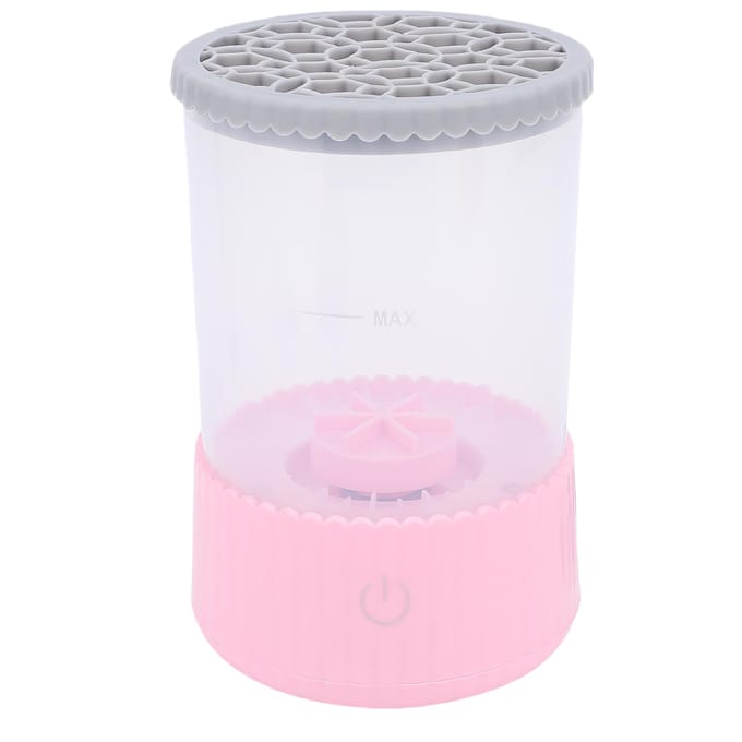 Elektrische Make-up Borstelreiniger Snelle Zachte Reiniging Multifunctionele Make-up Borstel Wasmachine white