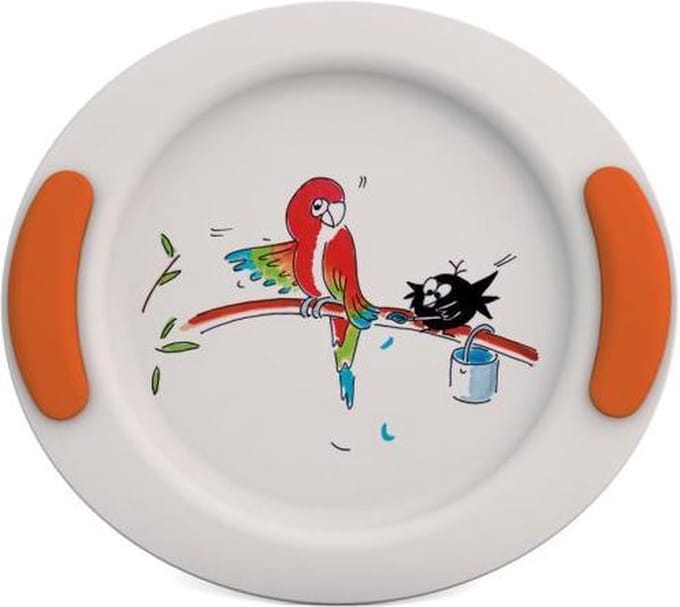 Kinderbord Papegaai - Oranje