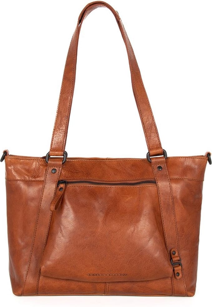 Leren Shopper - Luca - Brandy Cognac