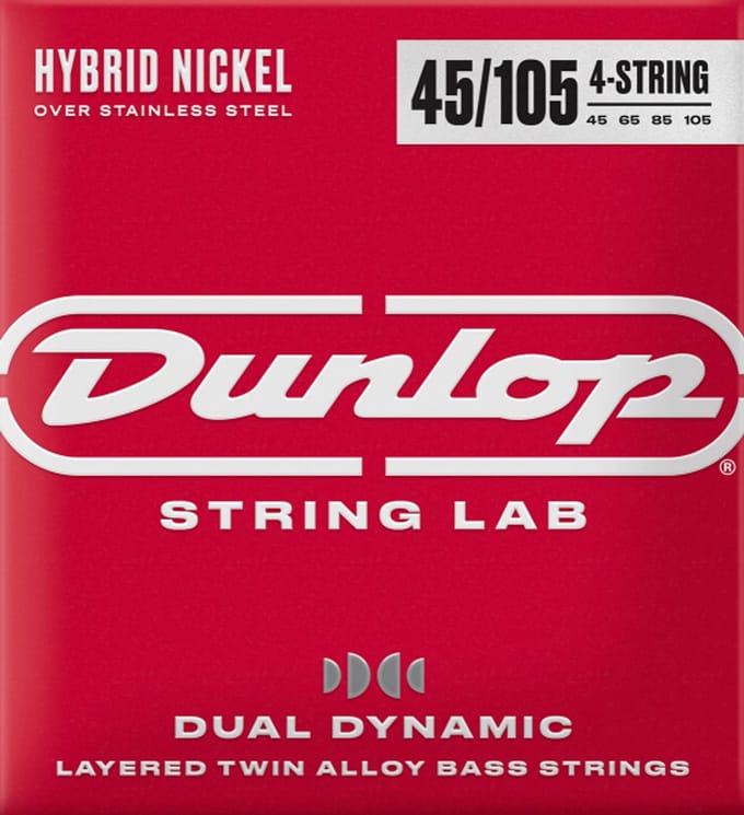 Dunlop bass strings hybrid nickel 45-105