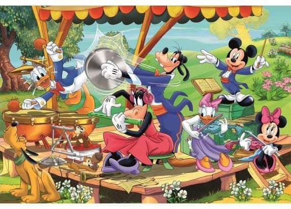 Clementoni - Puzzel - 24 Stukjes - Mickey en Vrienden - Maxi Puzzel voor Kinderen