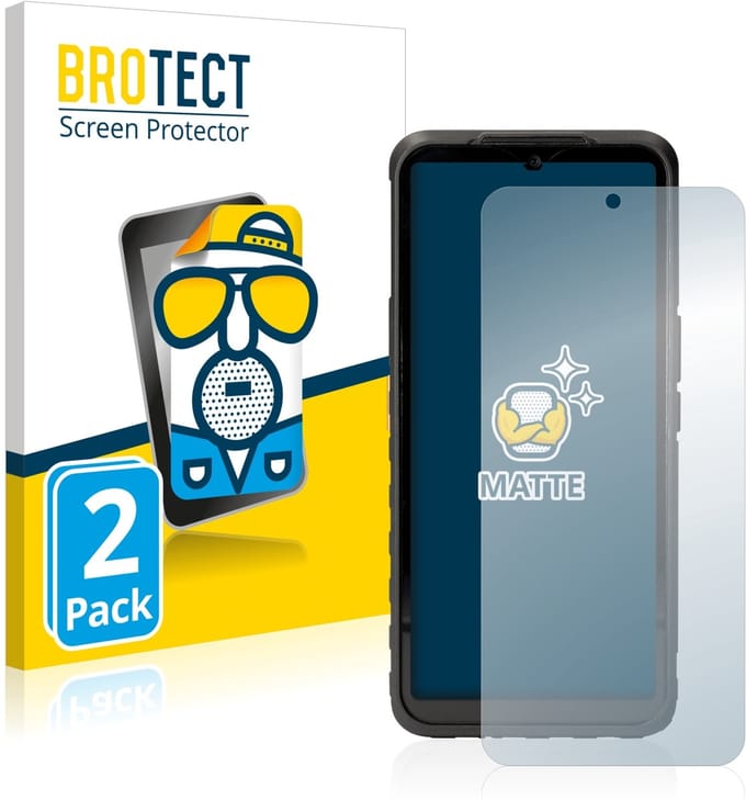 BROTECT - Screenprotector voor Caterpillar Cat S53 5G - Folie Beschermfolie matte 2 Stuks