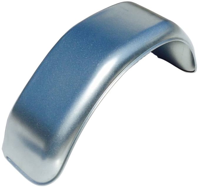 Metalen spatbord 10 inch - 590x160x280 mm