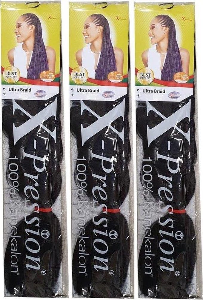 X-pression Ultra Braid  vlechthaar - Synthetische haar