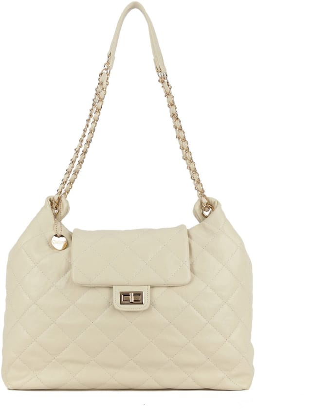 Giuliano kunstlederen schoudertas Rivera - Beige - Dames