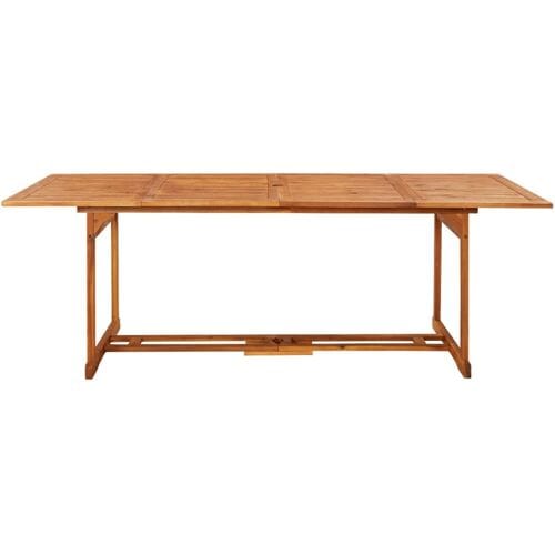 vidaXL - Tuintafel - 220x90x75 - cm - massief - acaciahout